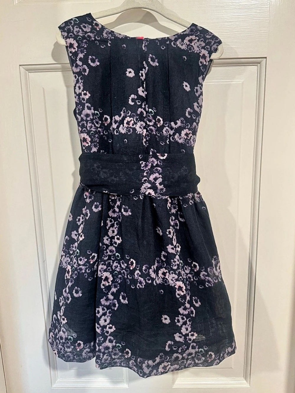 Crewcuts Floral Dress with Tie Belt - Girls size 6